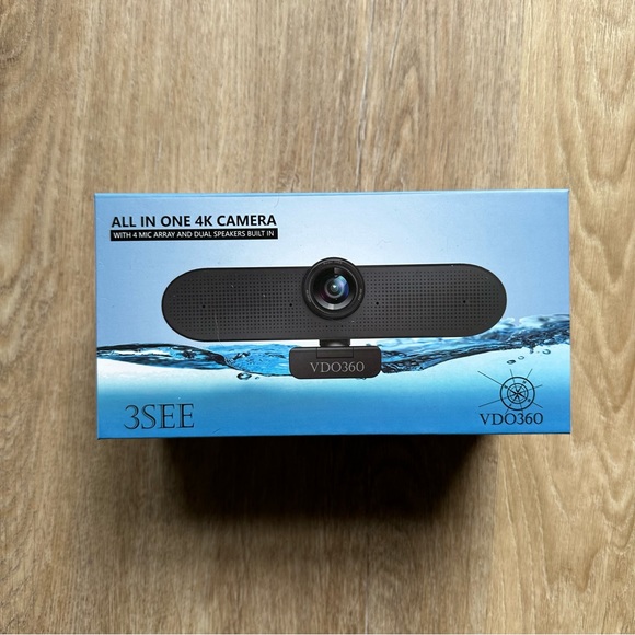VDO360 3SEE 4K HD USB Speaker and Microphone Camera - Picture 1 of 2